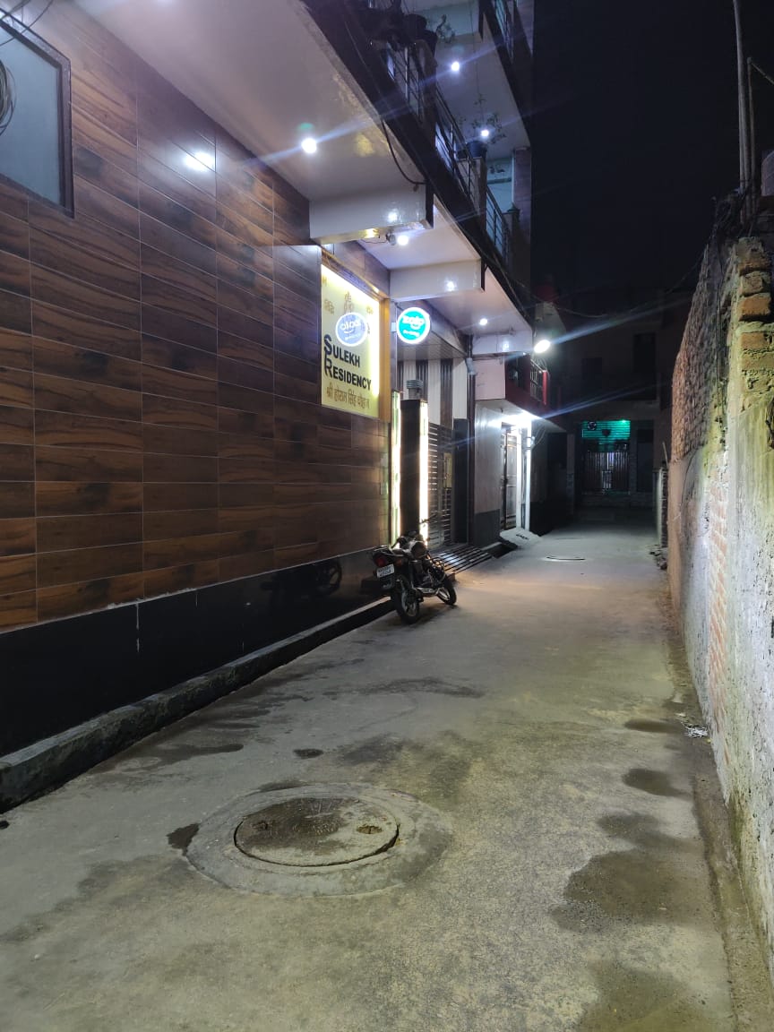 Sulekh Residency Exterior at Night